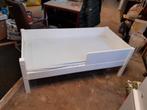 Peuterbed / Juniorbed - Wit, Ophalen, 70 tot 85 cm, 140 tot 160 cm, Zo goed als nieuw