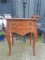 Oud Frans bijzettafeltje, hal tafel ladenkast, Antiek en Kunst, Ophalen