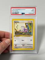 1999 POKEMON DUTCH RATTATA First 1ST EDITION #61 psa-9 wotc, Ophalen of Verzenden, Zo goed als nieuw, Losse kaart