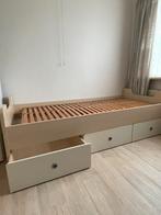 Complete Tiener Slaapkamer set, Huis en Inrichting, Slaapkamer | Bedden, Ophalen, Eenpersoons, Wit, Zo goed als nieuw