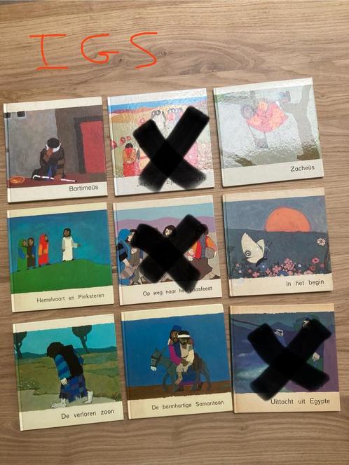 “Wat de Bijbel ons vertelt” kinderboekjes in goede staat, Boeken, Prentenboeken en Plaatjesalbums, Gelezen, Ophalen of Verzenden