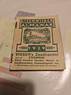 Steenwijker Almanak 1939 - Visser's Zaadhandel, Ophalen of Verzenden, Gelezen, Visser's Zaadhandel, Catalogus