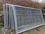 Bouwhekken met voet, Tuin en Terras, Tuinhekken en Hekwerk, Ophalen of Verzenden, Gebruikt, IJzer, Overige typen