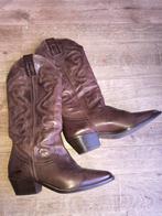 Lorenzo Baldi echt leer cowboylaarzen maat 37 1/2 zgan, Hoge laarzen, Bruin, Lorenzo baldi, Ophalen of Verzenden