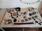 Leuk partijtje sieraden., Ophalen, Gebruikt, Met edelsteen, Zilver