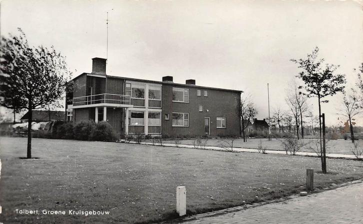 JL738 Tolbert Groene Kruisgebouw 1968, Verzamelen, Ansichtkaarten | Nederland, Gelopen, Groningen, 1960 tot 1980, Verzenden