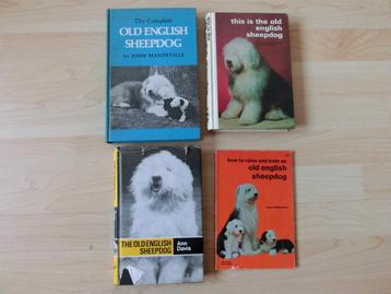 4 Boeken Old English Sheepdog (collectors items) beschikbaar voor biedingen