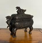 Draken wierookbrander brons China, Ophalen of Verzenden