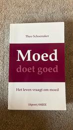Theo Schoenaker - Moed doet goed, Theo Schoenaker, Ophalen of Verzenden, Ontwikkelingspsychologie, Zo goed als nieuw
