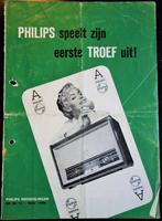 Antieke PHILIPS B5X63A Bi-Ampli Buizenradio Aug.1956 (D248), Antiek en Kunst, Antiek | Tv's en Audio, Ophalen of Verzenden