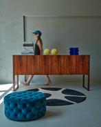 AUREN - midcentury / vintage sideboard highboard dressoir, Ophalen, Met plank(en), Metaal, N.v.t.