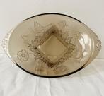 Ovale serveerschaal van glas, Ophalen of Verzenden, Glas, Overige stijlen, Schaal of Schalen