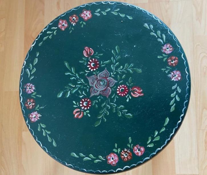 Krukje beschilderd met reproductie in Hindeloopen stijl, Antiek en Kunst, Curiosa en Brocante, Ophalen of Verzenden