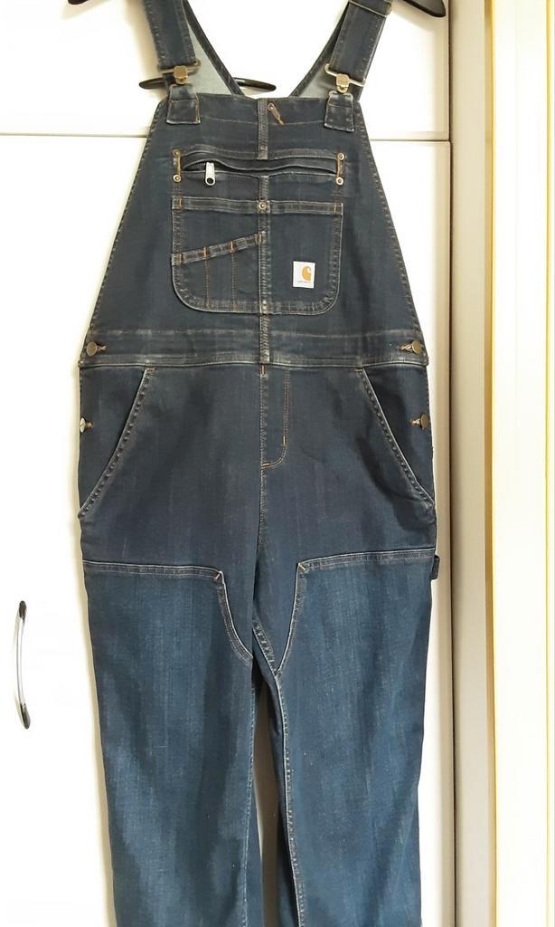 Nieuw Carhartt Denim Tuinbroek Jumpsuit Overall. Unisex. M, Kleding | Dames, Jumpsuits, Nieuw, Maat 38/40 (M), Blauw, Ophalen of Verzenden