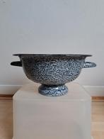 Grijs gewolkte vergiet., Antiek en Kunst, Antiek | Emaille, Ophalen of Verzenden