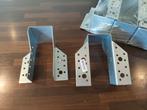 12 raveeldragers verzinkt 60x130x75x2.0mm, Doe-het-zelf en Verbouw, Ophalen of Verzenden