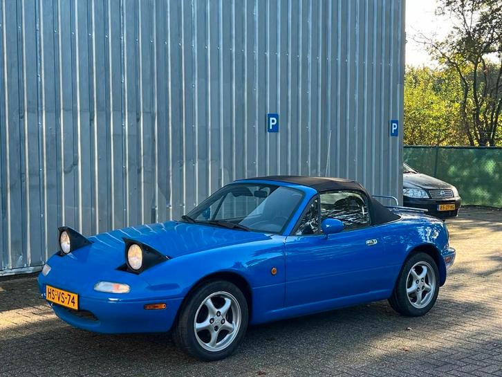 Mazda MX-5 1.6i-16V / Mariner Blue / KMteller / Roestvrij &, Auto's, Mazda, Bedrijf, Te koop, MX-5, Elektrische ramen, Open dak