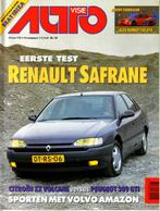 Autovisie test Renault Safrane RXE V6i 1992, Ophalen of Verzenden, Gelezen, Renault