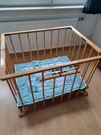 Vintage inklapbare box, Kinderen en Baby's, Boxen, Ophalen, Gebruikt, Boxkleed