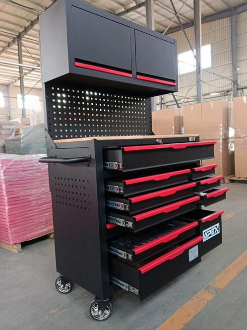 Apex speciale gereedschapswagen gevuld + 2 opberg kast, Auto diversen, Autogereedschap, Nieuw, Ophalen