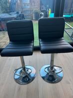 2 Gebruikte barkrukken, Huis en Inrichting, Barkrukken, Ophalen, Gebruikt, In hoogte verstelbaar, 60 tot 90 cm