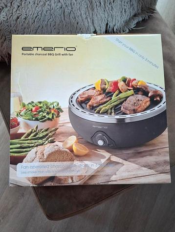 Emerio houtskool BBQ met elektrische ventilatie  beschikbaar voor biedingen