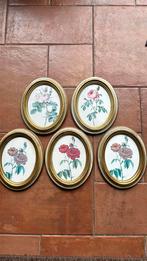 Ovale schilderijtjes, Huis en Inrichting, Woonaccessoires | Lijsten, Ophalen of Verzenden, Gebruikt, Overige materialen, Minder dan 50 cm