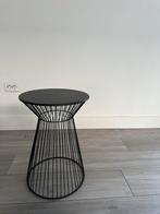 Bijzettafeltje, Huis en Inrichting, Tafels | Sidetables, Ophalen, Rond, Minder dan 50 cm, Zo goed als nieuw