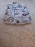 Decoratief dienblad met winterse print kerst, Ophalen of Verzenden, Gebruikt, Rechthoekig, Kunststof