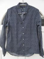 Modern Tommy Hilfiger stretch overhemd maat L, valt als M, Ophalen, Blauw, Tommy Hilfiger, Halswijdte 39/40 (M)