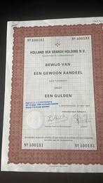 Holland sea sarch holding nv, Verzenden, 1970 tot heden, Aandeel