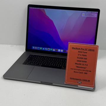 MacBook Pro 2016 15inch Laptop | Touchbar | Intel Core i7 51 beschikbaar voor biedingen
