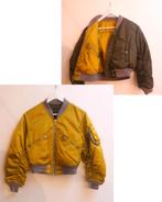 Diesel G-ALMA bomberjack korte jas reversible satijn XXS XS, Geel, Ophalen of Verzenden, Zo goed als nieuw, Diesel