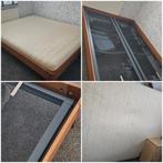 Bed 140cm, Huis en Inrichting, Slaapkamer | Bedden, Ophalen, Gebruikt, Bruin, 140 cm