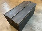Mega groot dekenkist kist speelgoedkist zwart vintage, Ophalen of Verzenden, 50 tot 100 cm, Minder dan 50 cm