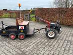 twee wielige trekker met karretje diesel, Tuin en Terras, Grasmaaiers, Ophalen of Verzenden