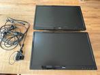 2 iiyama schermen 24 inch, Computers en Software, Monitoren, Ophalen, HDMI, Full HD, Zo goed als nieuw