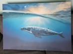 Walvis Print 100  70 cm (b  h), Ophalen of Verzenden, Zo goed als nieuw, 100 tot 125 cm, Print