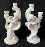 Engeltjes Kandelaars Set Terra Cotta, Ophalen, Zo goed als nieuw