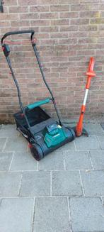 Accu grasmaaier Parkside en trimmer Black en Decker, Ophalen, Zo goed als nieuw, Accu