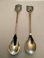 Vintage verzilverde lepeltjes van de KRO., Ophalen of Verzenden