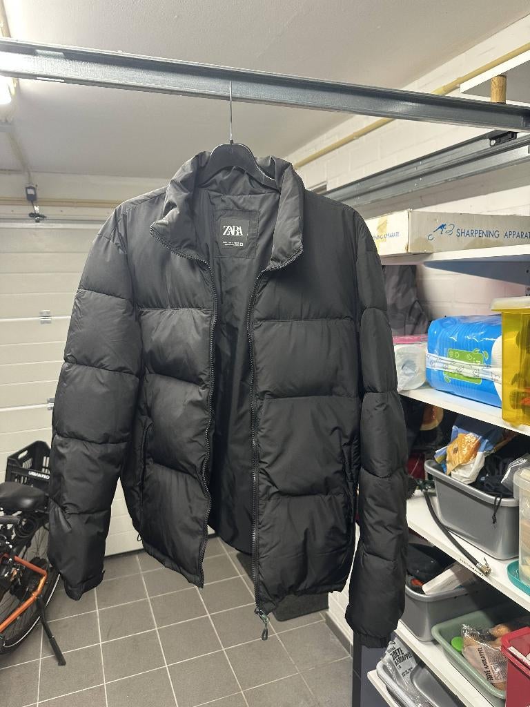 ZARA zwarte puffer jas / winterjas – maat M, Ophalen of Verzenden, Zo goed als nieuw, Zwart