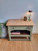 Leuk eiken kastje, Huis en Inrichting, Tafels | Sidetables, Ophalen, Gebruikt, 25 tot 50 cm, Rechthoekig