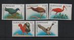 A395 Suriname 467/71 postfris Vogels, Postzegels en Munten, Postzegels | Suriname, Verzenden, Postfris