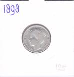 Zeldzame 25 cent 1898 Kroningsjaar voor 99 euro***, Postzegels en Munten, Zilver, 25 cent, Ophalen of Verzenden, Koningin Wilhelmina