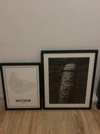 WIJCK Schilderij met posters Amsterdam - Amsterdammertje, Ophalen, Zo goed als nieuw, Hout