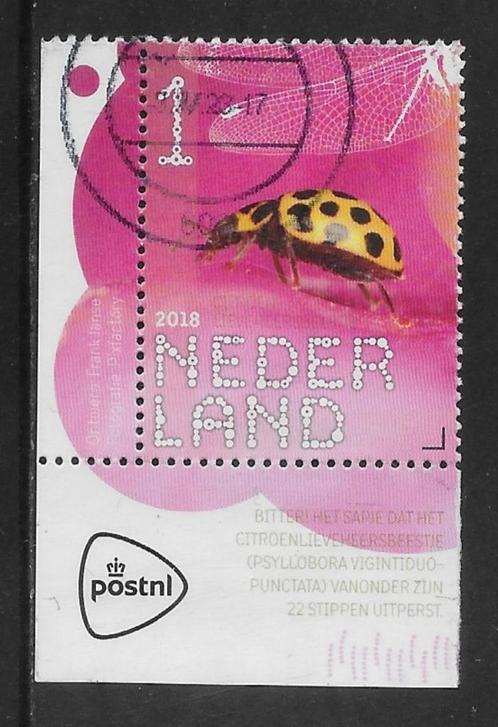 2018, Insecten, Citroenlieveheersbeestje [3663] (K1103), Postzegels en Munten, Postzegels | Nederland, Ophalen of Verzenden