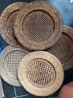 5 Rotan Onderborden, Overige materialen, Gebruikt, Ophalen of Verzenden, Bord(en)