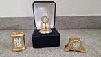 3 stuks fraaie miniatuurklokjes van messing met stolpje., Ophalen of Verzenden, Zo goed als nieuw