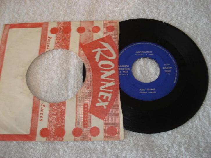 Greenlight    Ave Maria   Ronnex       Orgineel, Cd's en Dvd's, Vinyl Singles, Zo goed als nieuw, Single, Ophalen of Verzenden